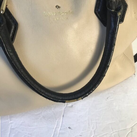 Kate Spade Leather Catherine Street Satchel Crossbody Shoulder Handle Bag Tan - Picture 9 of 16